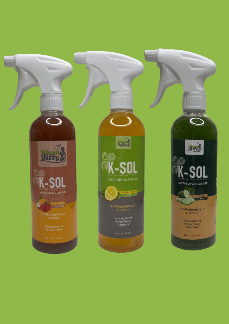 K-Sol Mix Bundle - Includes Lemon, Mango-Coconut and Cucumber Mint Multi-Surface cleaner 16oz - Image 2