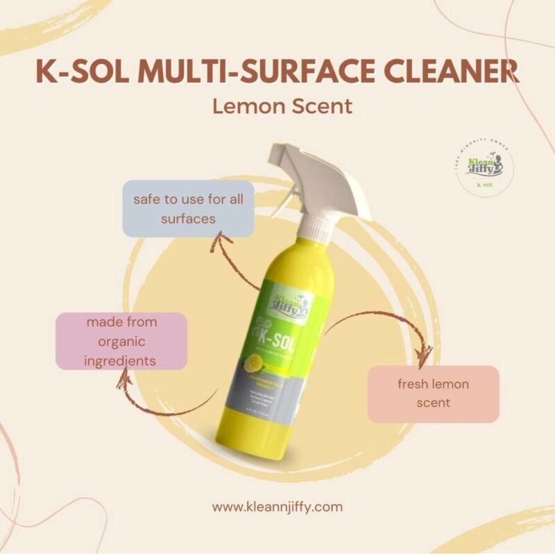 K-Sol Multi-Surface Cleaner - Lemon 16oz - Image 4