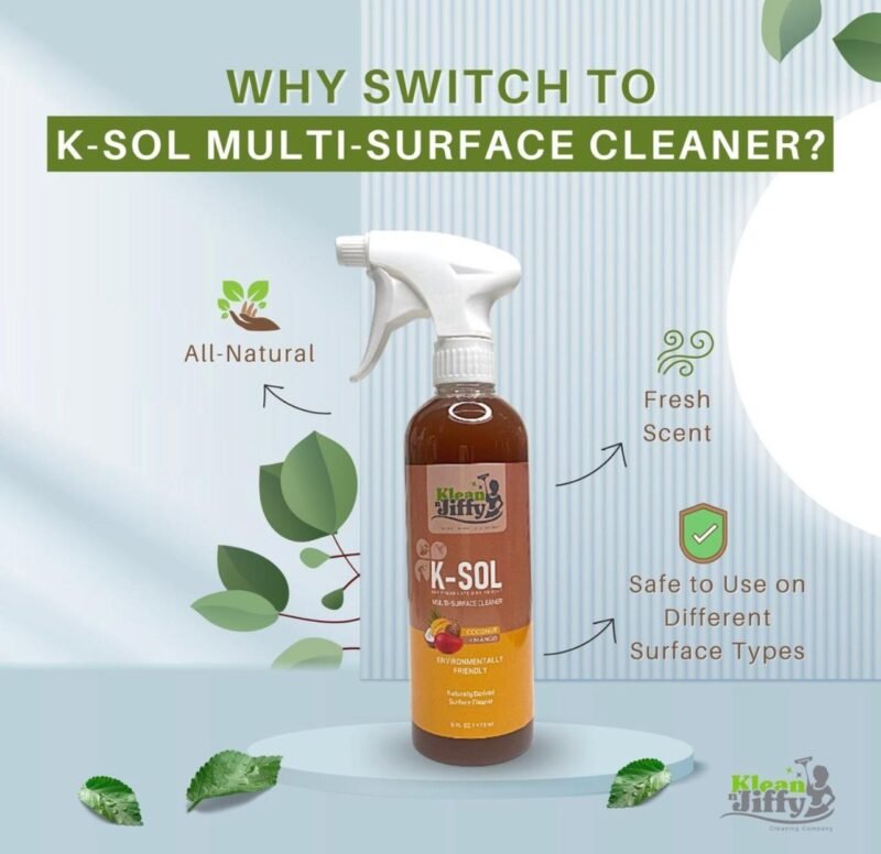K-Sol Multi-surface Cleaner Mango Coconut scent 16oz - Image 3