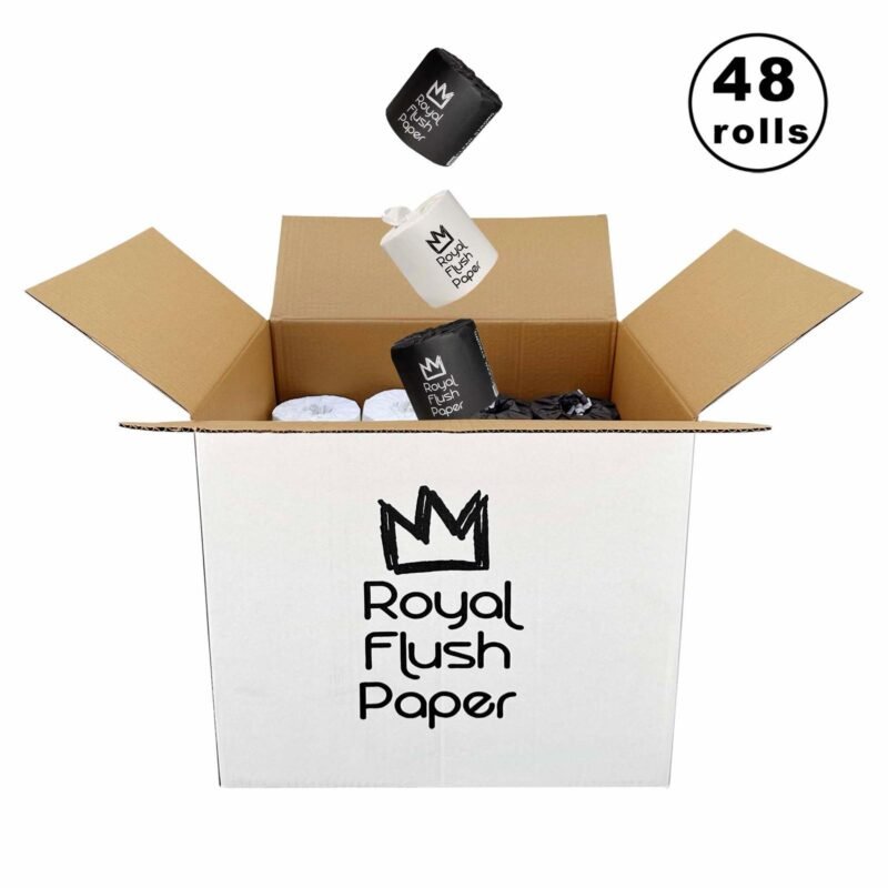 Royal Flush Bamboo Toilet Paper - 48 Rolls (Tree-Free, Septic-Safe, 3-Ply) - Image 2
